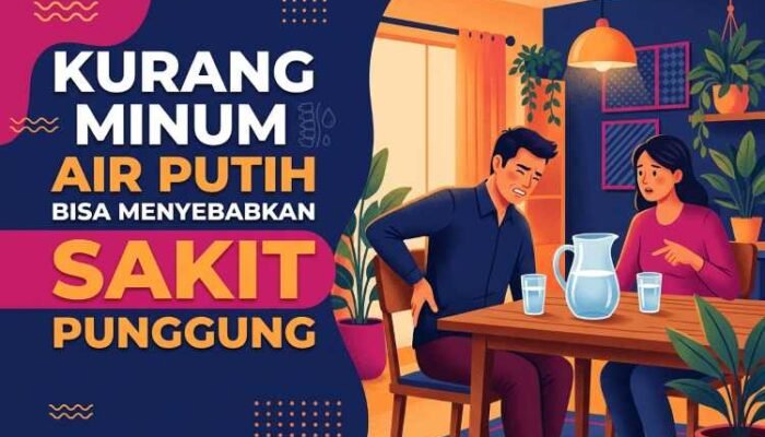 Kurang Minum Air Putih Bisa Picu Sakit Punggung, Ini Penjelasannya
