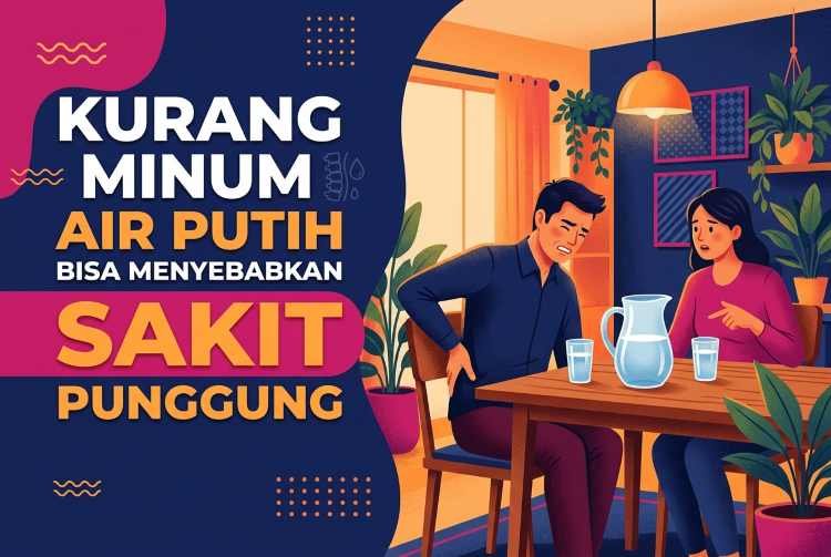 kurang minum air putih menyebabkan sakit punggung