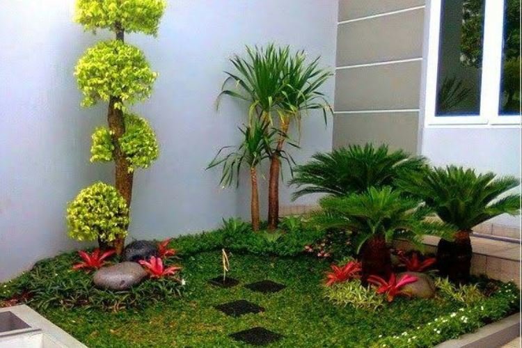 Desain taman minimalis modern