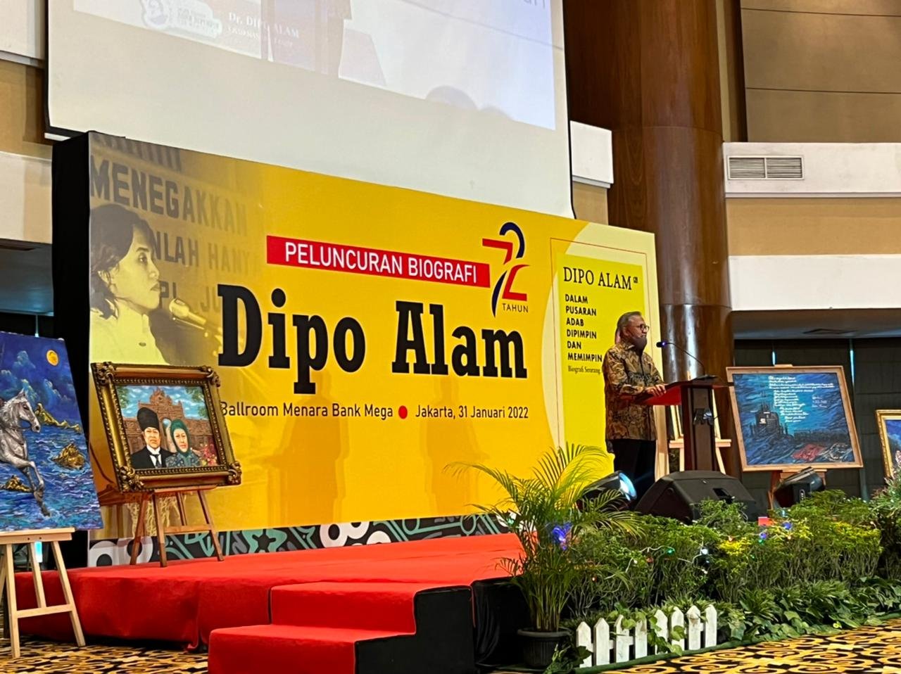 Peluncuran Biografi Dipo Alam