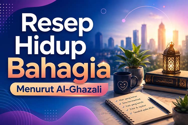 Resep hidup bahagia menurut Al-Ghazali