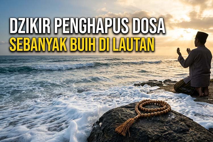 dzikir penghapus dosa sebanyak buih di lautan