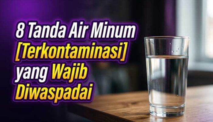 Waspada! Ini 8 Tanda Air Minum yang Kamu Konsumsi Sudah Terkontaminasi