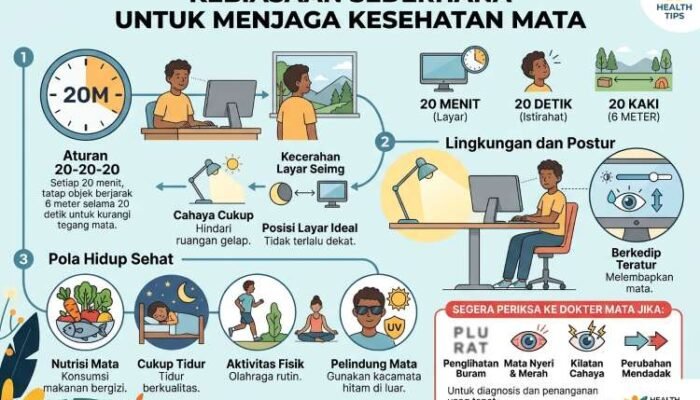 Pentingnya Menjaga Kesehatan Mata, Inilah Tips dan Pola Makan Hidup Sehat