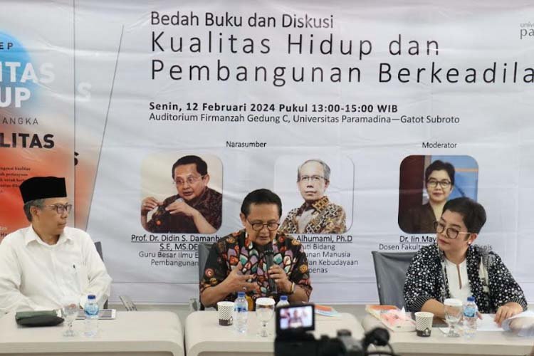 Kualitas Hidup dan Pembangunan Berkeadilan, Prof Didin: Sampai Saat Ini ...