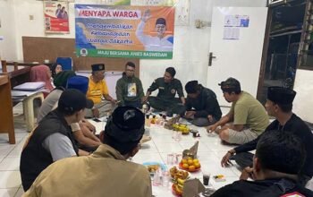 Program Menyapa Warga, Relawan Anies Gelar Silaturahmi dengan Warga Kota Bambu Selatan