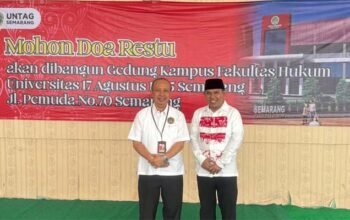 Doa Bersama Pembangunan Gedung Kampus Untag Semarang