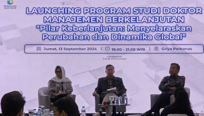 Demi Kepemimpinan Berkelanjutan, Perbanas Institute Luncurkan Program Doktor Manajemen Berkelanjutan