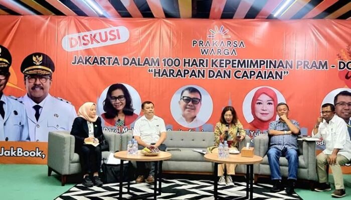 Kinerja 100 Hari Pramono-Rano, Prakarsa Warga Gelar Diskusi bersama Anggota DPRD dan Staf Khusus Gubernur
