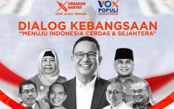 Pelantikan Gerakan Rakyat Jateng dan Dialog Kebangsaan, Anies Baswedan Jadi Keynote Speaker
