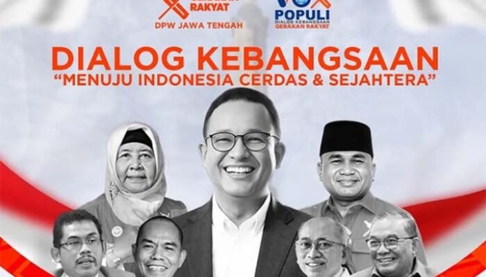 Pelantikan Gerakan Rakyat Jateng dan Dialog Kebangsaan, Anies Baswedan Jadi Keynote Speaker