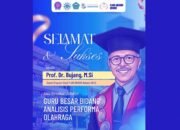 Bujang Guru Besar Analis Performa Olahraga