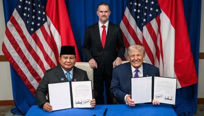 Prabowo–Trump Teken Perjanjian Dagang Bersejarah di Washington, Era Baru Ekonomi RI–AS Dimulai