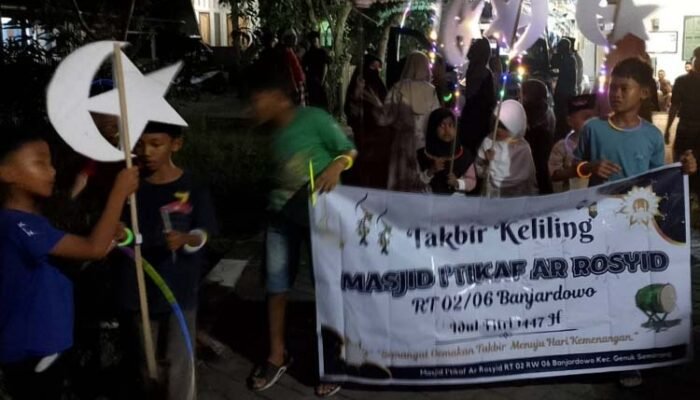 Hangatnya Takbir Keliling di Kota Semarang, Tradisi Penuh Makna Idul Fitri