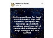 pernyataan Ulil Abshar Abdalla soal Yaqut