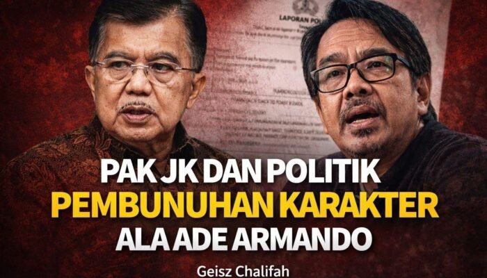 Pak JK dan Politik Pembunuhan Karakter Ala Ade Armando dan Sebangsatnya