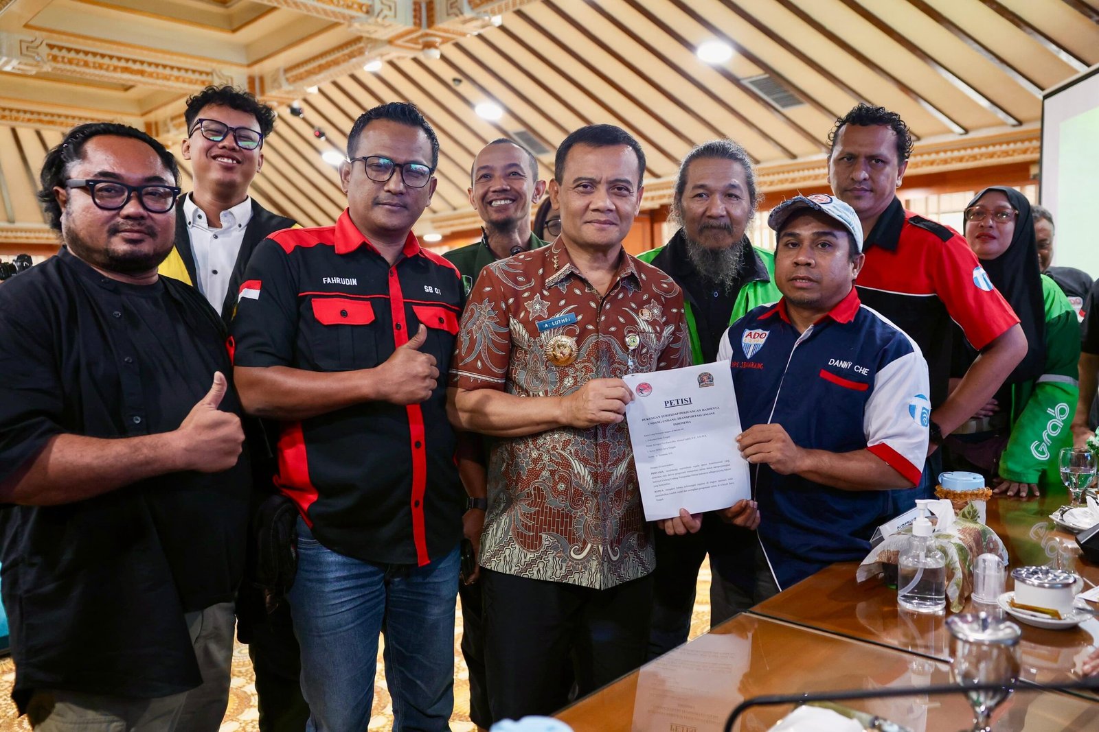 Ahmad Luthfi Kawal Aspirasi Driver Ojol