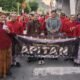 Apitan Jomblang Candisari Semarang Berlangsung Semarak, Tahu Tempe dan Sayur Jadi Gunungan Rebutan Warga