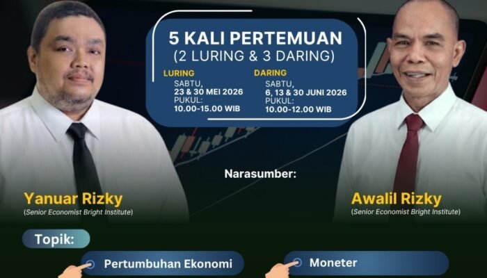 Bright Institute Buka Gelombang III Kursus Analisis Ekonomi Makro dan Keuangan Negara
