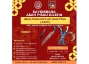 Juleha Demak Gelar Sayembara Asah Pisau