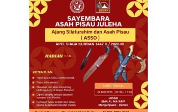 Juleha Demak Gelar Sayembara Asah Pisau Sambut Idul Adha 1447 H