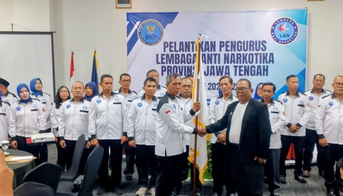 Pelantikan Pengurus Lembaga Anti Narkotika (LAN) Jawa Tengah 2026–2031, Fokus Pencegahan Narkoba