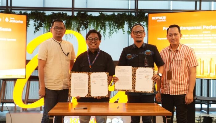 Bank Jakarta Syariah dan KOPNUS Syariah Teken Kerja Sama KMG iB Channeling untuk Perluas Pembiayaan Syariah