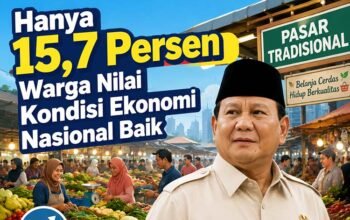 SMRC: Di Era Prabowo-Gibran, Hanya 15,7 Persen Publik Menilai Kondisi Ekonomi Nasional Baik