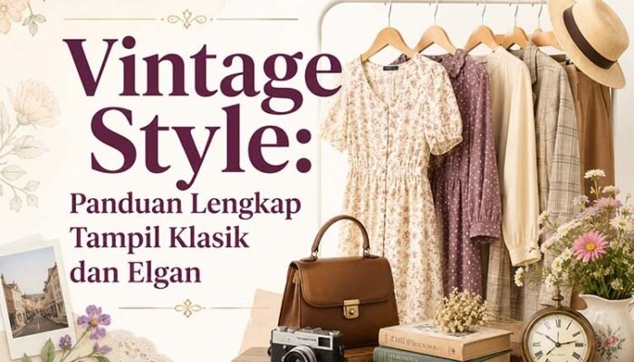 Vintage Style: Panduan Lengkap Tampil Klasik, Elegan, dan Timeless untuk Pria, Wanita, hingga Anak