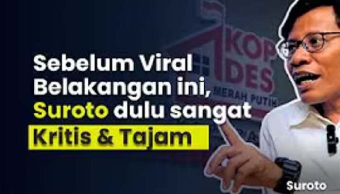 Saat Kini Viral Dukung Kopdes, Ini Kritik Suroto terhadap Konsep Koperasi Desa Merah Putih