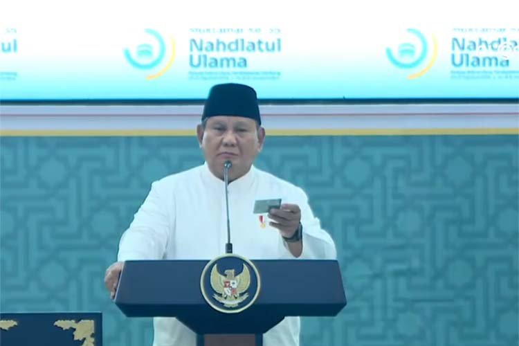 Prabowo Penuhi Janji, Terima KARTANU Anggota Seumur Hidup di Penutupan Muktamar NU