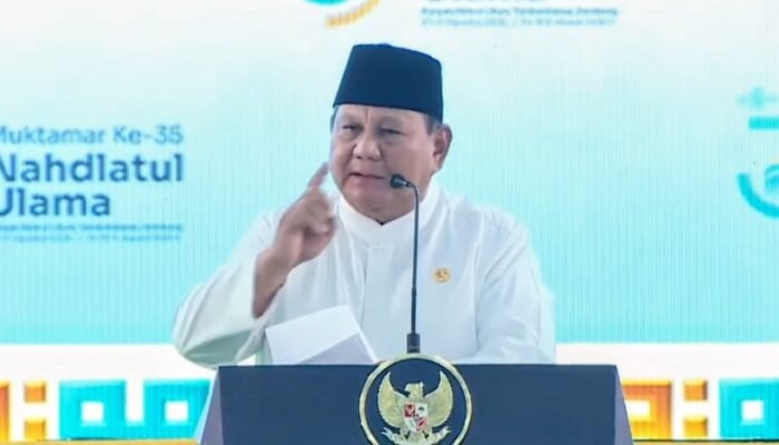 Buka Muktamar NU, Prabowo Sampaikan Pesan: NU Kuat Artinya Indonesia Kuat