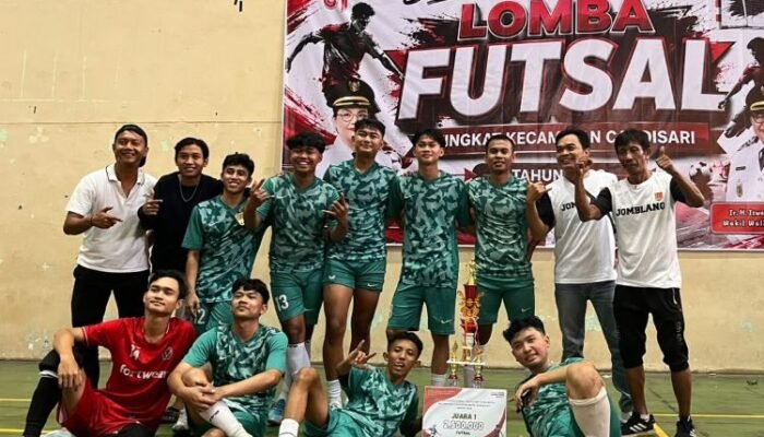 Tampil Solid, Tim Futsal Jomblang Sabet Juara 1 Porseni Kecamatan Candisari 2026