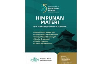 Inilah Himpunan Materi Muktamar Ke-35 NU di Tambakberas Jombang