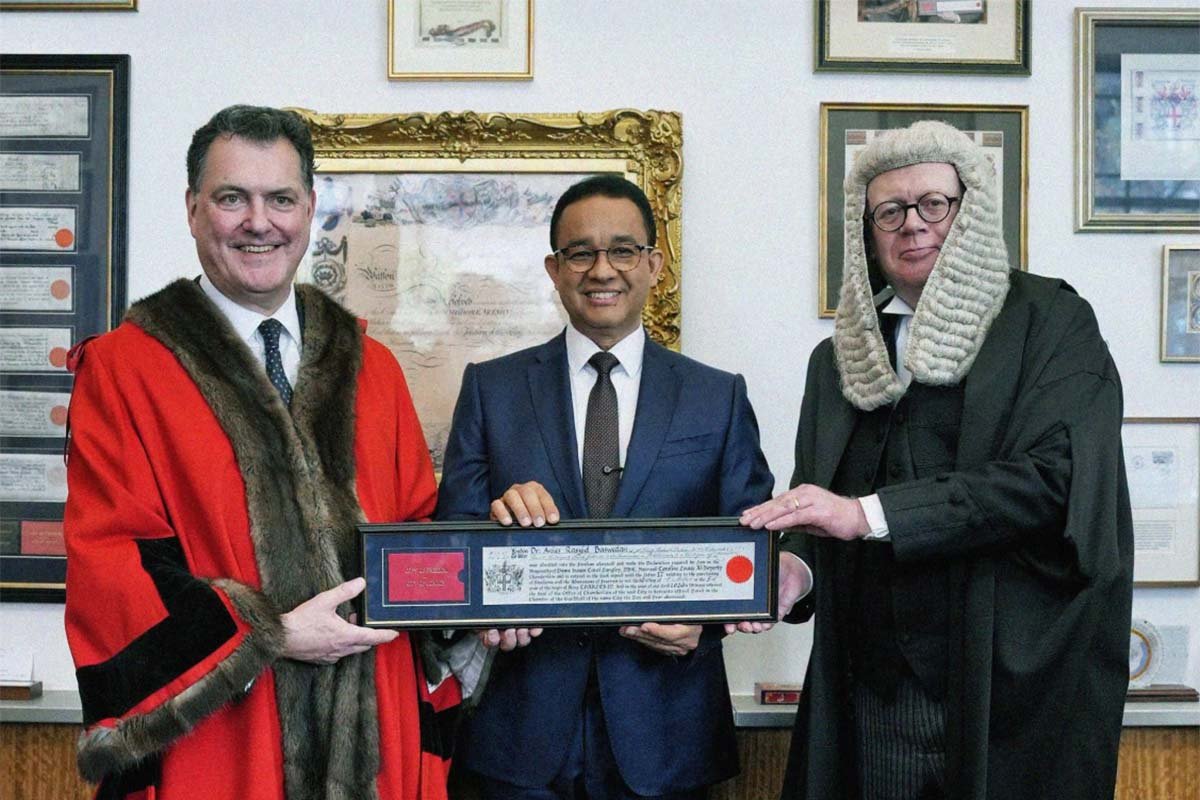 Anies Baswedan Freedom of the City of London