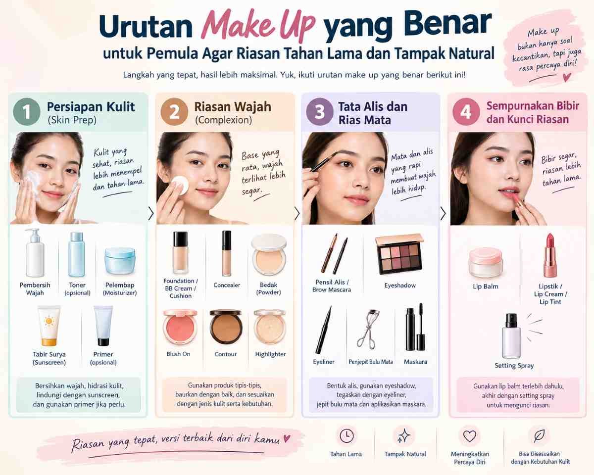 urutan make up